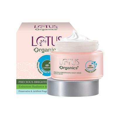 Lotus Organics+ Precious Brightening Night Creme (50gm)