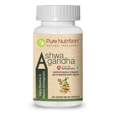 Pure Nutrition Ashwagandha (60 Capsules)