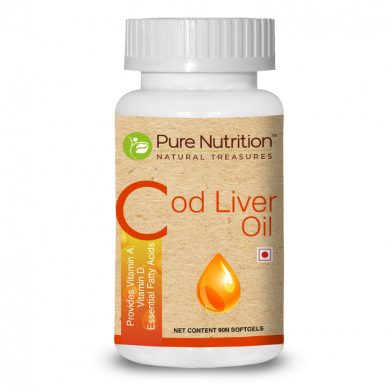 Pure Nutrition Cod Liver Oil (90 Softgels)