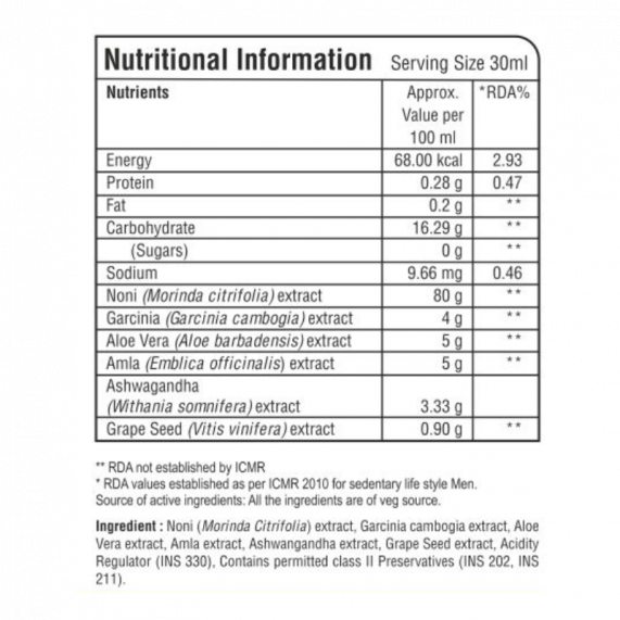 Pure Nutrition Noni Gold Liquid (400ML)