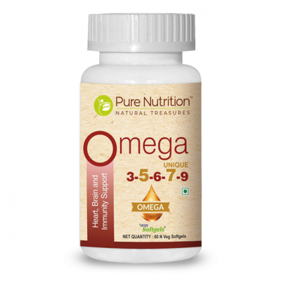 Pure Nutrition Omega 3 5 6 7 9 - (60 Veg Softgel)