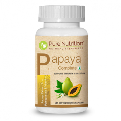 Pure Nutrition Papaya Complete (60 Veg Capsules)