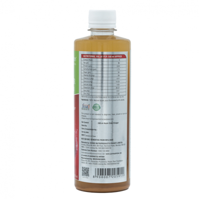 Pure Nutrition Raw Apple Cider Vinegar (500ML Liquid)