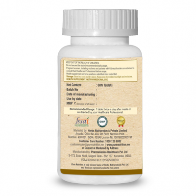 Pure Nutrition Safed Musali (60 VEG Tablet)