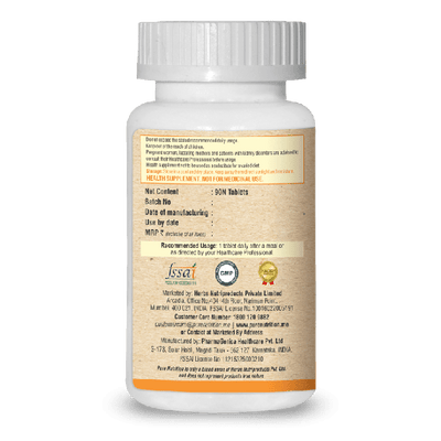 Pure Nutrition Vitamin D 3- Cholecalciferol & Menaquinone (90 tablets)