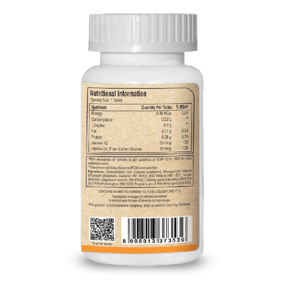 Pure Nutrition Vitamin D 3- Cholecalciferol & Menaquinone (90 tablets)