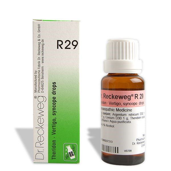 Dr. Reckeweg R29 (Vertigo , Syncope Drops) Drops 22ml
