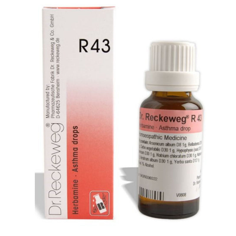 Dr. Reckeweg R43 (Herbamine, Asthma Drops) Drops 22ml