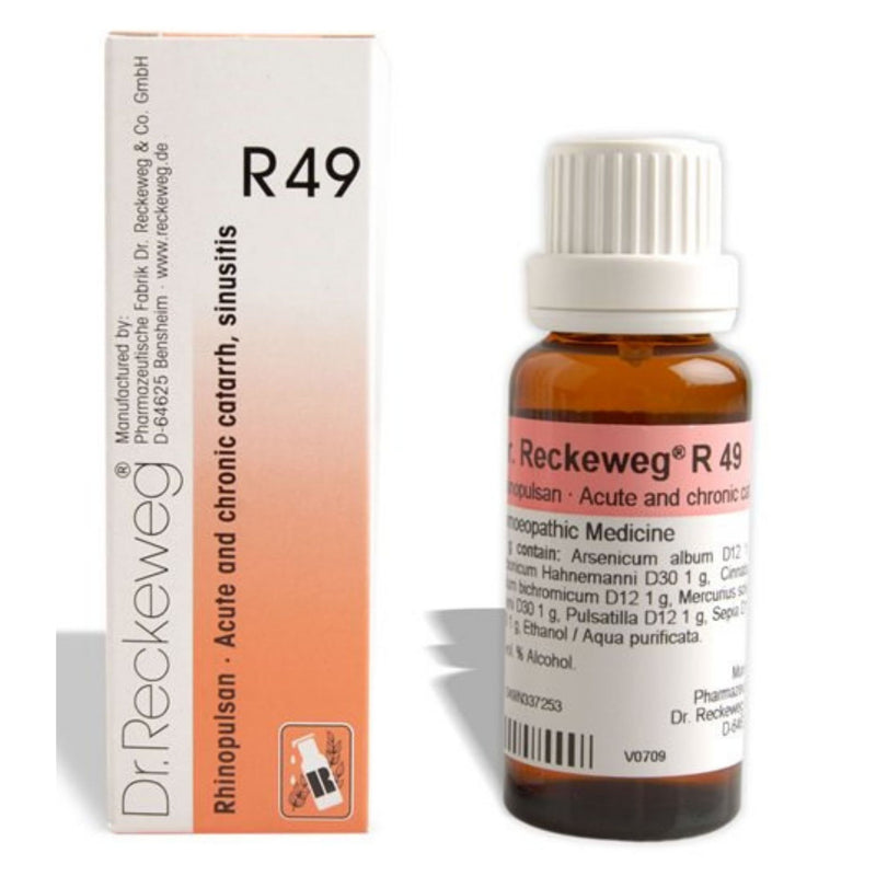 Dr. Reckeweg R49 (Rhinopulsan, Sinus Drops ) Drops 22ml
