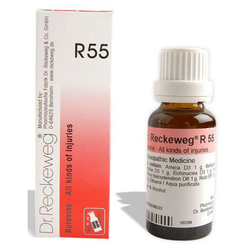 Dr. Reckeweg R55 (Rutavine-Injuries, healing Drops) Drops 22ml