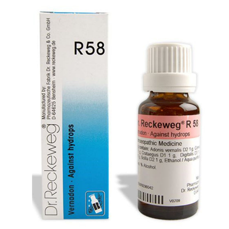 Dr. Reckeweg R58 (Vernadon-Against Hydropsy) Drops 22ml
