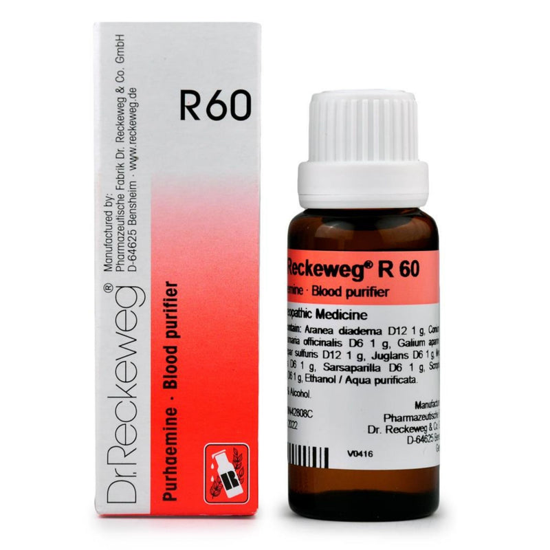 Dr. Reckeweg R60 (Purhaemine-Blood Purifier Drops) Drops 22ml
