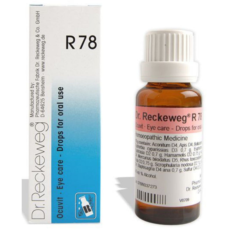 Dr. Reckeweg R78 (Ocuvit-Eye care - Drops for drinking) Drops 22ml