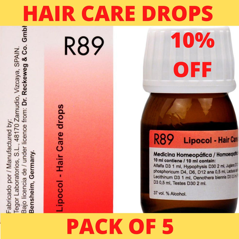 Dr. Reckeweg R89 (Lipocol) Drops 22ml (Pack of 5)