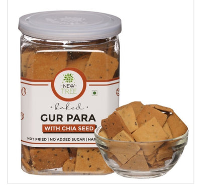 New Tree Baked Gur Para With Chia Seed (250gm)