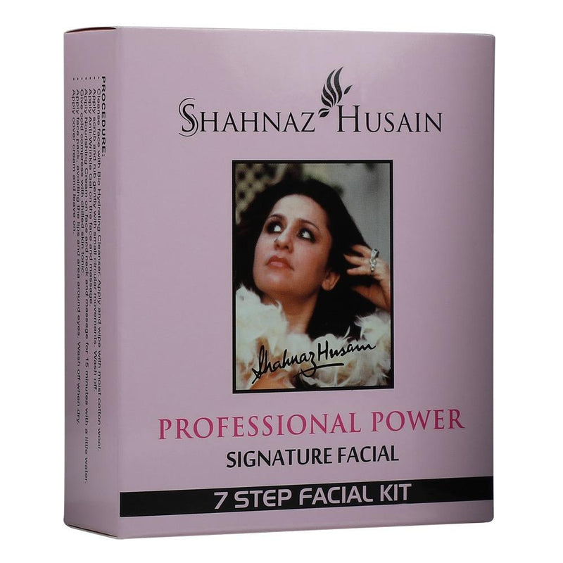 Shahnaz Husain Professional Power Signature Facial - 7 Step Facial Kit (48gm+15ml)