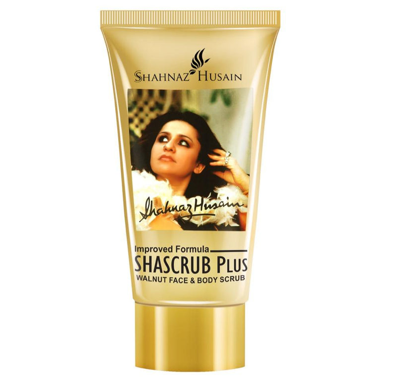 Shahnaz Husain Shascrub Plus - Walnut Face & Body Scrub (40gm)