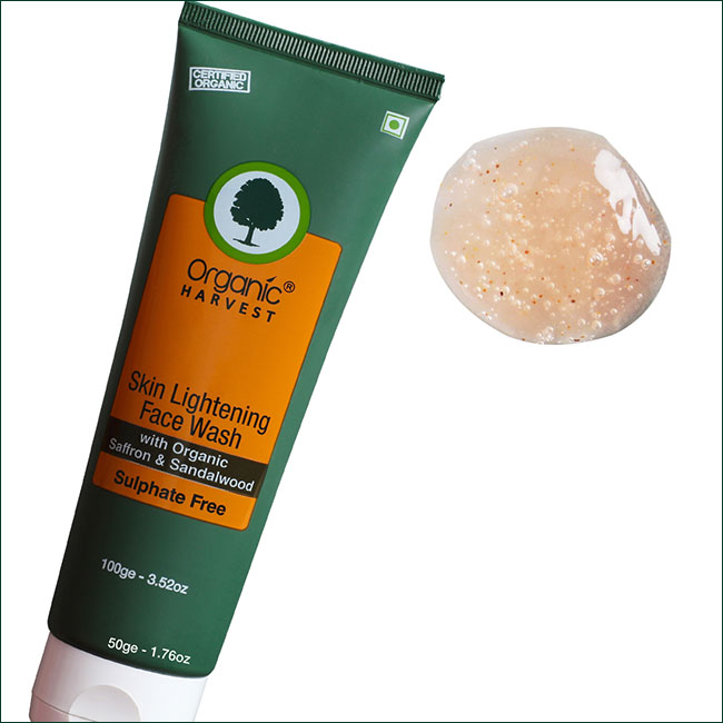 Organic Harvest Skin Lightening Face Wash (100gm)