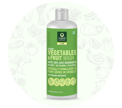 Organic Harvest Vegetables & Fruits Wash (200ml)