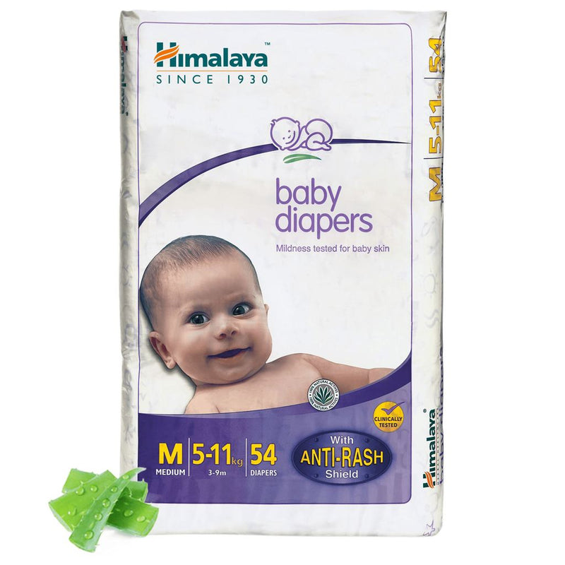 Himalaya baby diapers (Medium - 54s - 5-11 Kg)