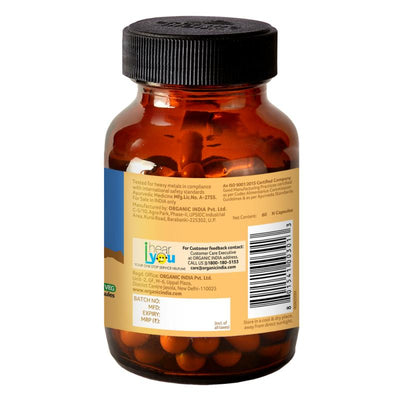 Organic India Bowelcare (60 Capsules Bottle)