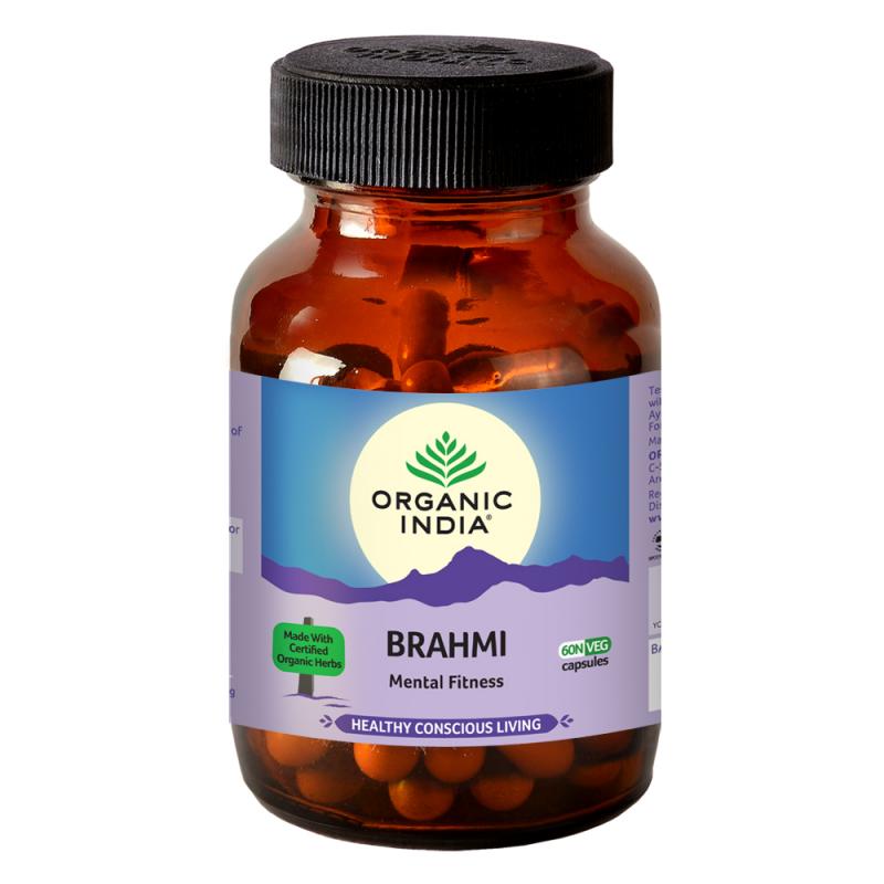 Organic India Brahmi (60 Capsules Bottle)
