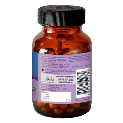 Organic India Cinnamon (60 Capsules Bottle)