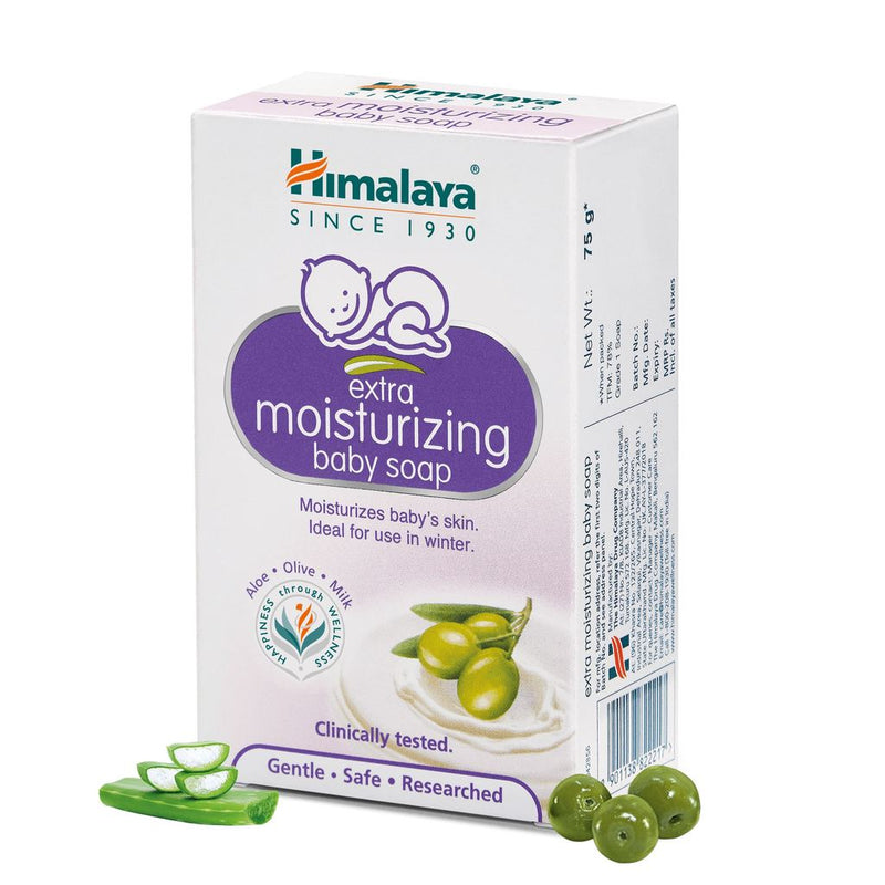 Himalaya extra moisturizing baby soap (75g)