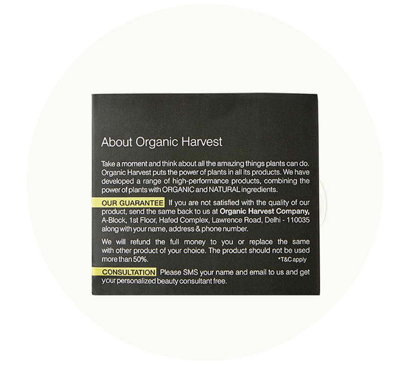 Organic Harvest Anti Tan Scrub (50gm)