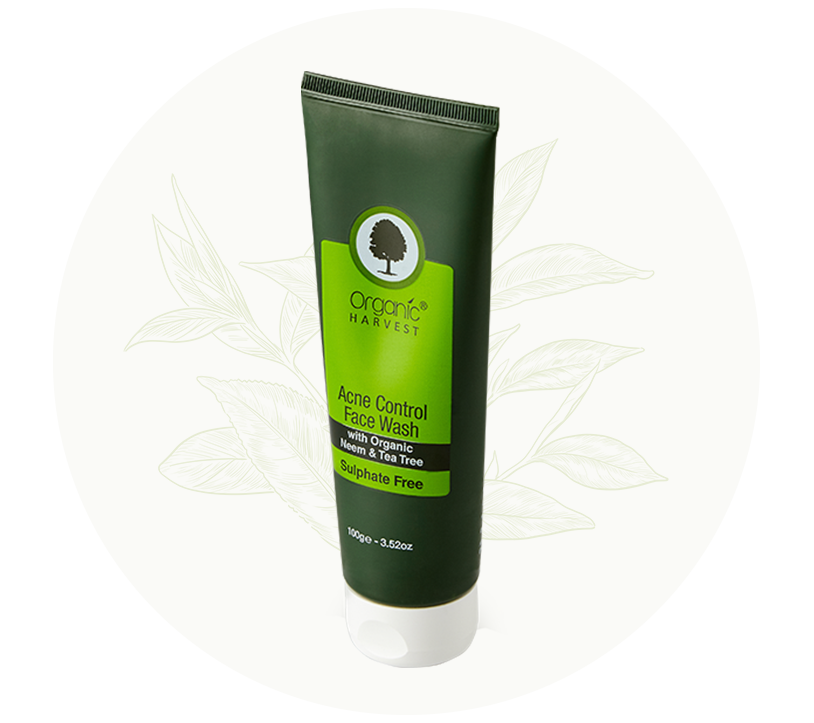 Organic face wash for acne sales