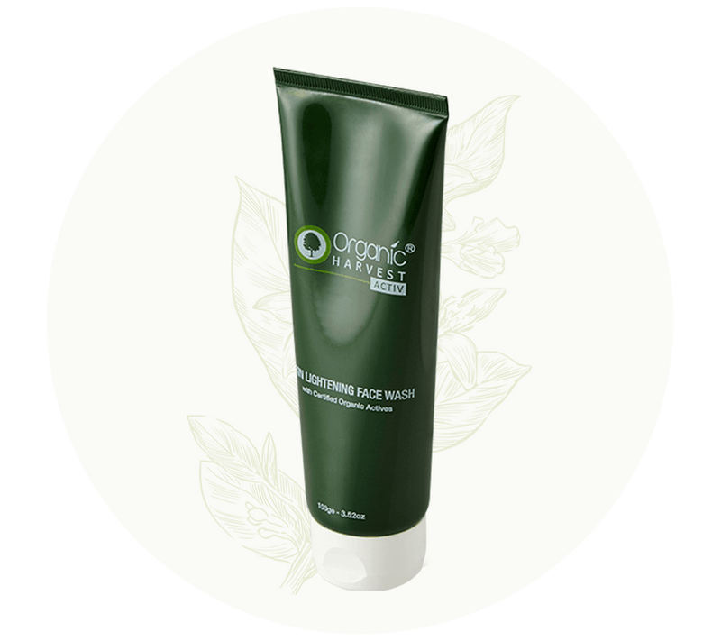 Organic Harvest Skin Lightening Face Wash – Activ (100gm)