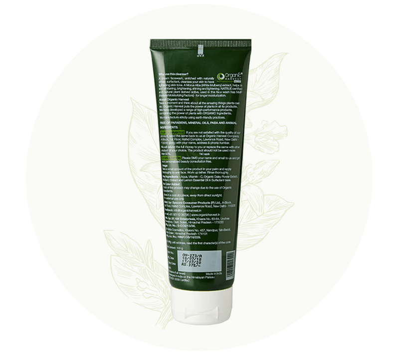 Organic Harvest Skin Lightening Face Wash – Activ (100gm)