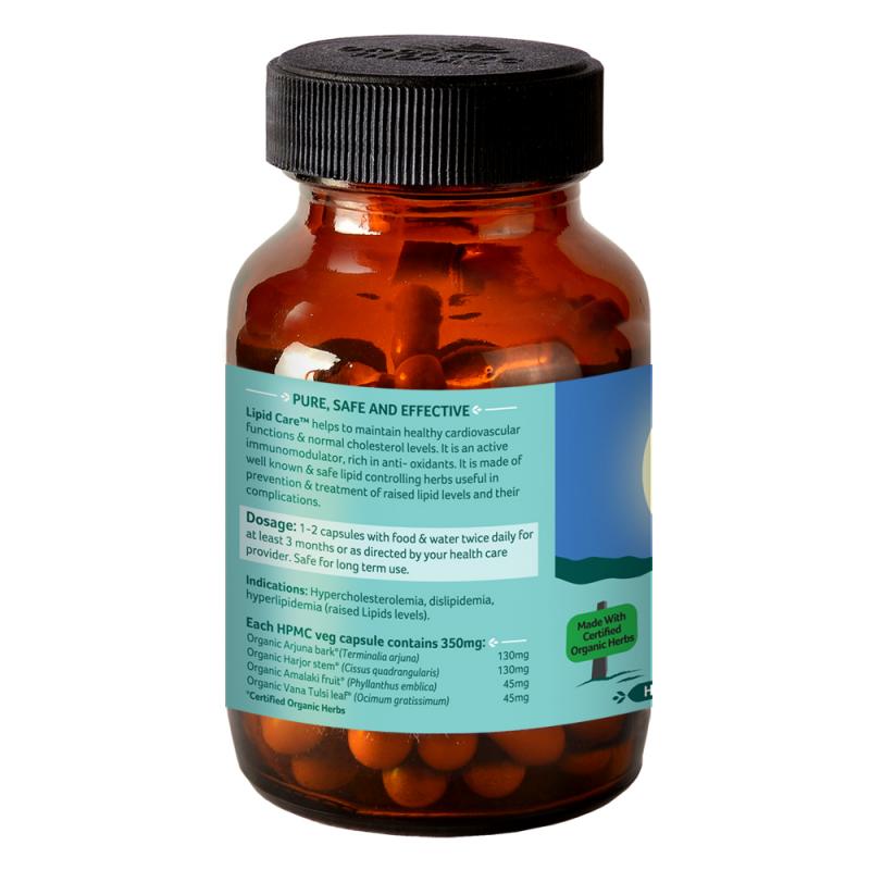 Organic India Lipidcare (60 Capsules Bottle)