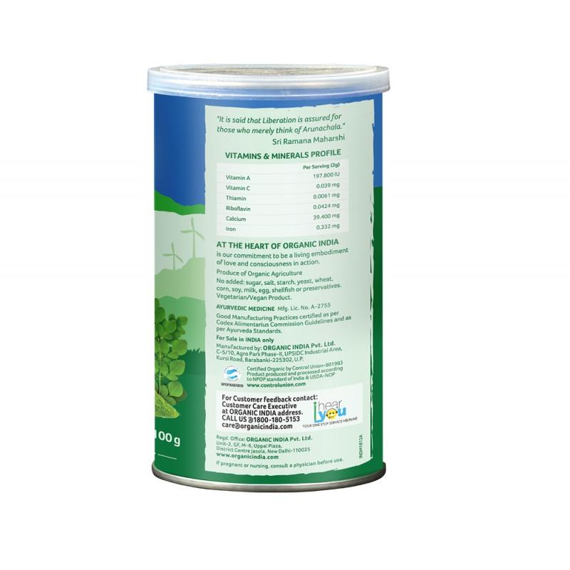 Organic India Moringa powder (100 Gram Tin)