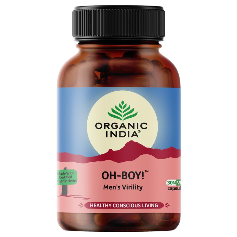 Organic India Oh-Boy (30 Capsules Bottle).