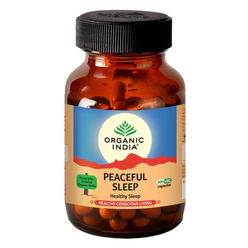 Organic India Peaceful Sleep (60 Capsules Bottles)