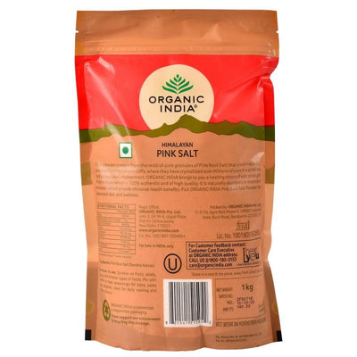 Organic India Pink Rock Salt Powder (1Kg)