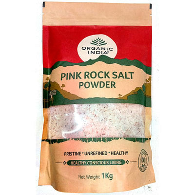 Organic India Pink Rock Salt Powder (1Kg)