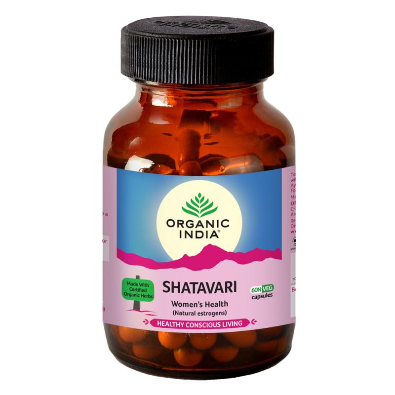 Organic India Shatavari (60 Capsules Bottle)