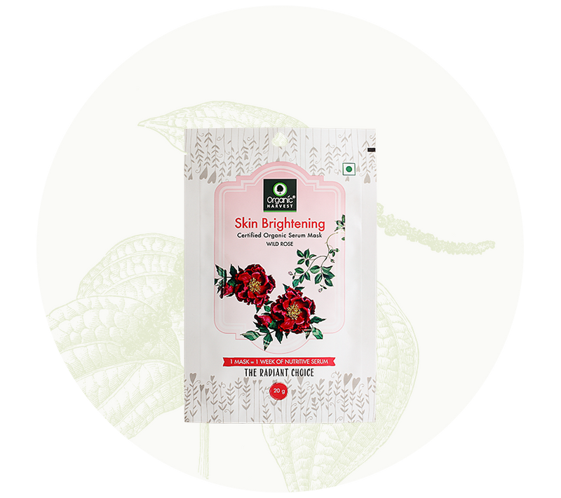 Organic Harvest Skin Brightening Sheet Mask (20gm)