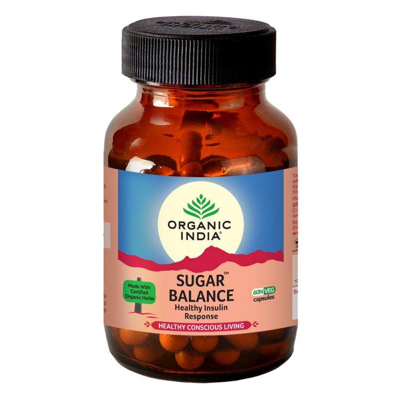 Organic India Sugar Balance (60 Capsules Bottle)