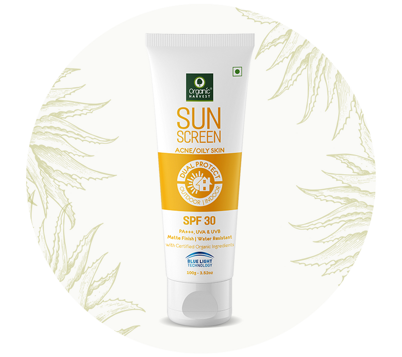 Organic Harvest Sunscreen Acne/Oily Skin – SPF 30 (100gm)