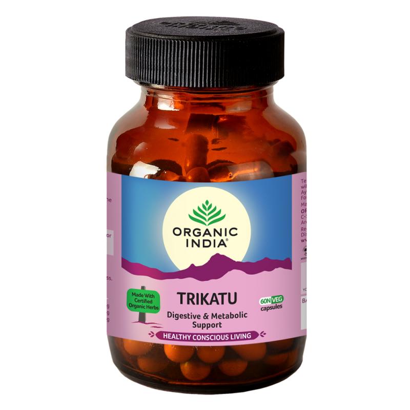 Organic India Trikatu (60 Capsules Bottle)