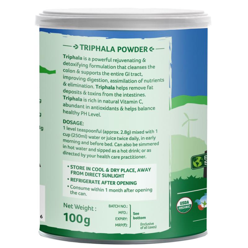 Organic India Triphala Powder (100 Gram)