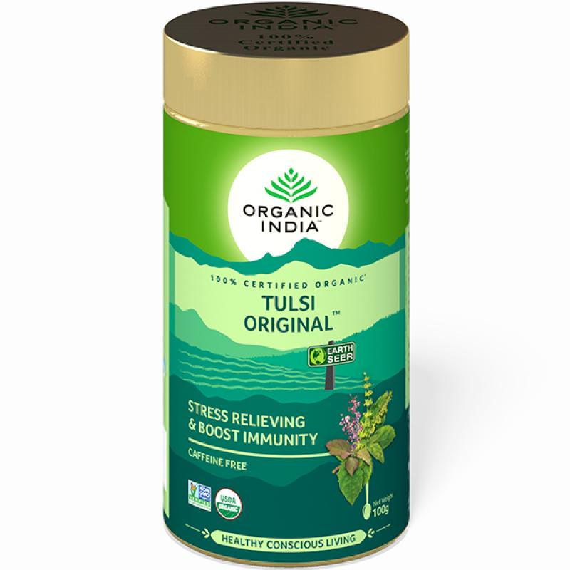 Organic India Tulsi Original (100 Gram Tin)