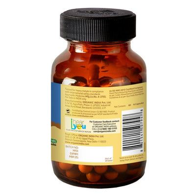 Organic India Turmeric Formula (60 Capsules Bottle)