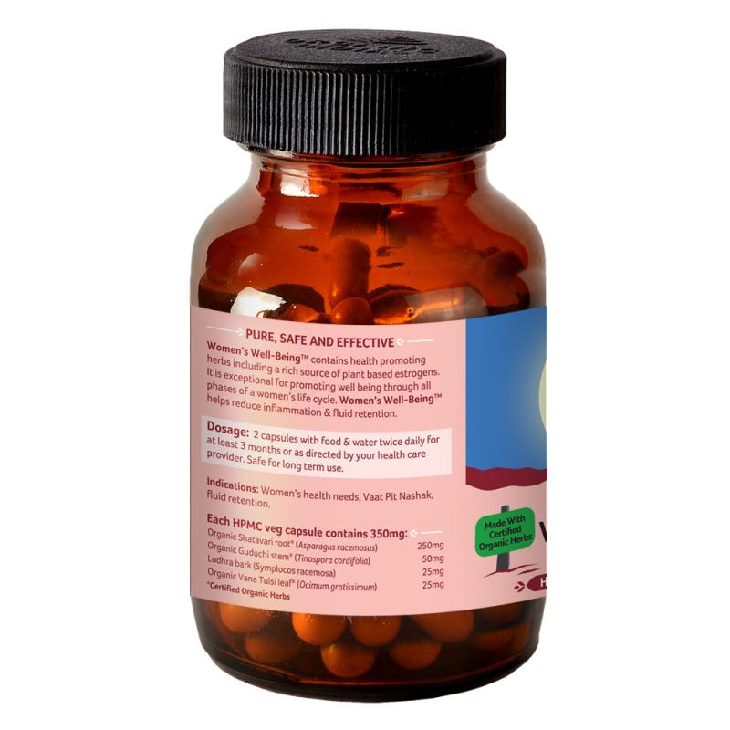Organic India Womens Well-Being (60 Capsules Bottle)