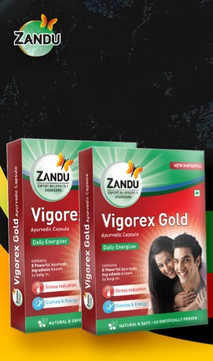 Zandu Vigorex Gold Pack of 2 (10+2 Caps)